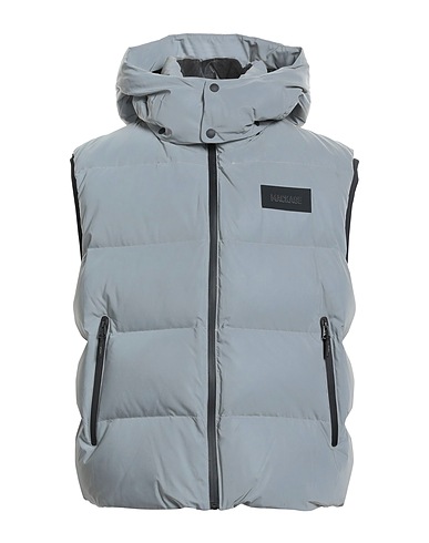 MACKAGE Gilet Light grey 100% Nylon, Polyester, Elastane, Polyurethane