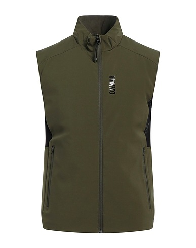 COLMAR Gilet Military green 92% Polyester, 8% Elastane, Polyamide
