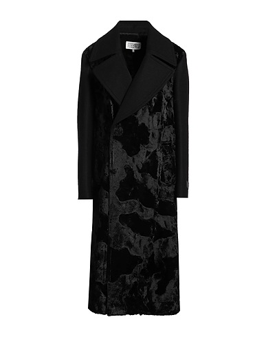 MM6 MAISON MARGIELA Coat Black 80% Wool, 20% Polyamide, Viscose, Cotton