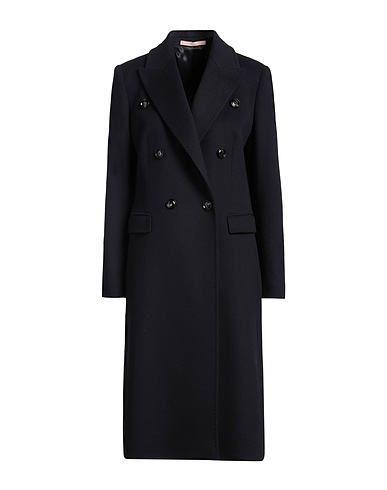 NORMEET Cappotto Blu navy 100% Lana Vergine
