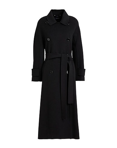'S MAX MARA Caban e doppio petto Nero 100% Lana Vergine