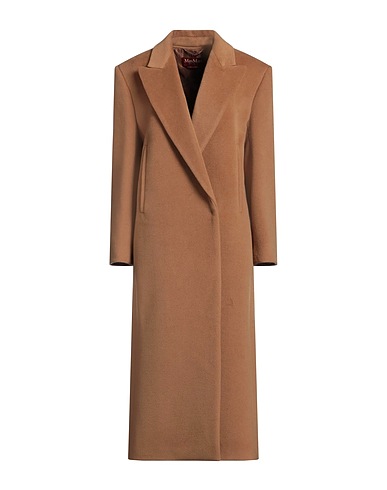 MAX MARA STUDIO Cappotto Cammello 100% Lana Vergine