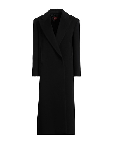 MAX MARA STUDIO Cappotto Nero 100% Lana Vergine