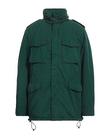 ASPESI Jacket Emerald green 65% Polyester, 35% Polyamide