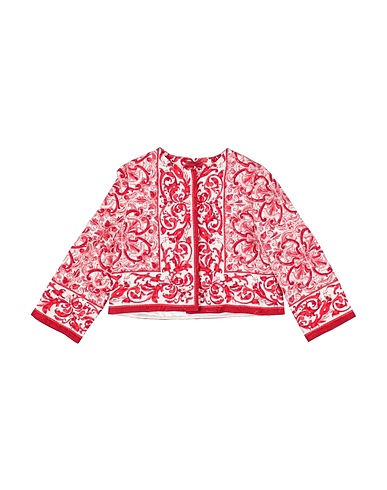 DOLCE&GABBANA Jacket Red 41% Cotton, 32% Viscose, 27% Silk