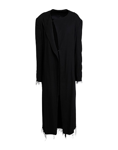 Y'S YOHJI YAMAMOTO Full-length jacket Black 100% Rayon
