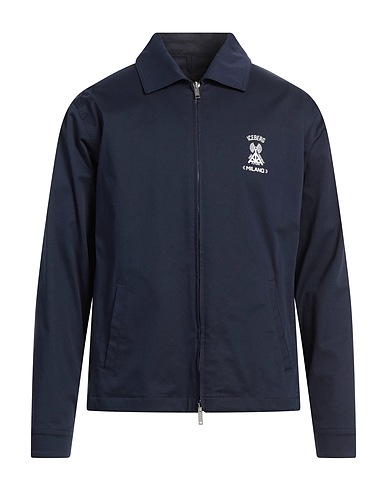ICEBERG Jacket Midnight blue 98% Cotton, 2% Elastane