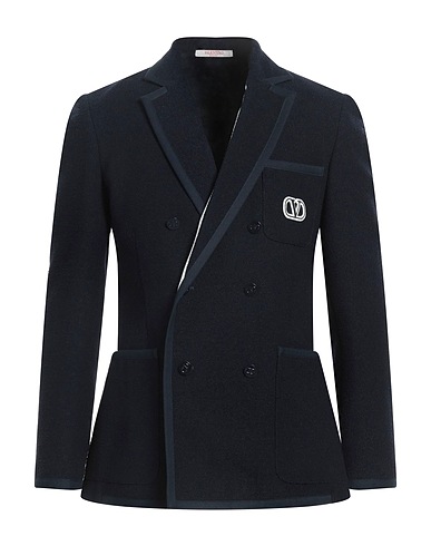 VALENTINO GARAVANI Blazer Midnight blue 72% Wool, 19% Polyamide, 9% Silk, Polyester