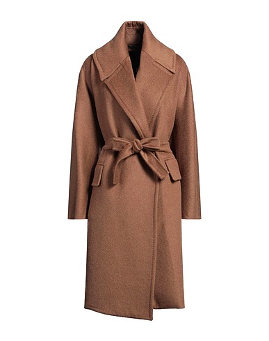 MAX MARA Coat ATELIER Brown 59% Cashmere, 39% Camel wool, 2% Wool