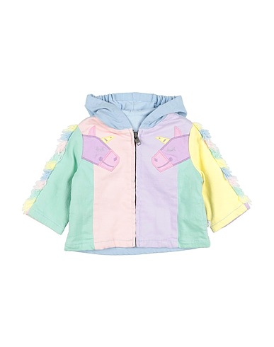 STELLA McCARTNEY KIDS Denim jacket Lilac 98% Cotton, 2% Elastane, Polyester
