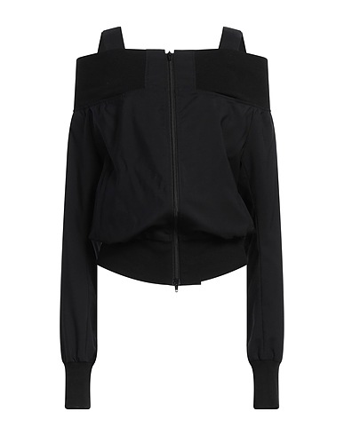 YOHJI YAMAMOTO Giubbotto Nero 100% Lana, Poliestere, Cellulosa