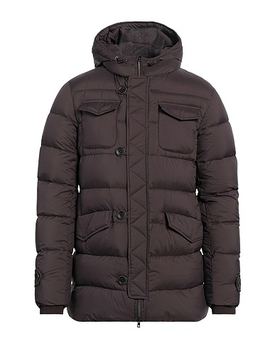 HERNO Shell jacket LEGEND Dark brown 100% Polyamide