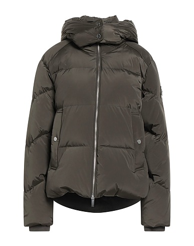 WOOLRICH Shell jacket Military green 91% Polyamide, 9% Elastane