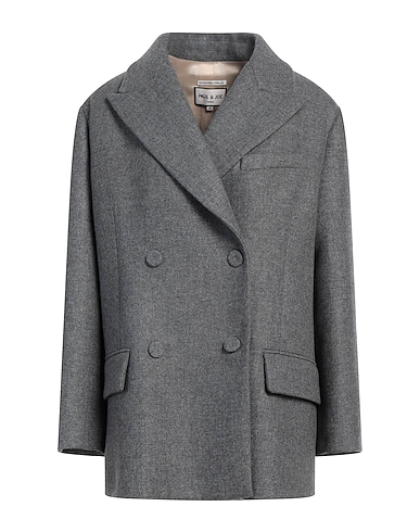 PAUL & JOE Coat Grey 72% Wool, 25% Polyamide, 3% Cashmere