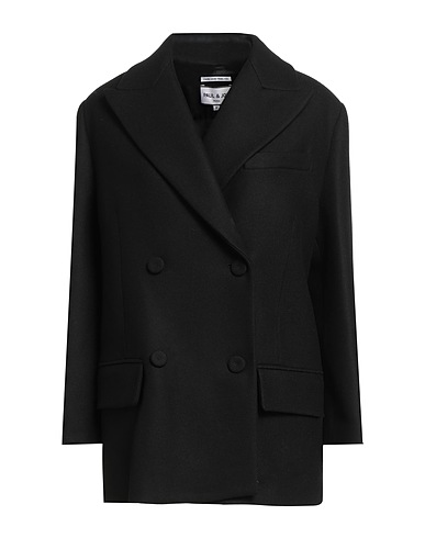 PAUL & JOE Coat Black 72% Wool, 25% Polyamide, 3% Cashmere