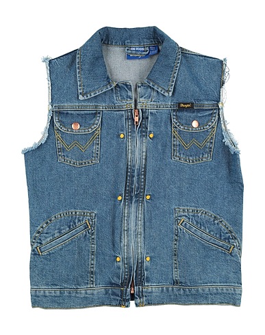 MINI RODINI X WRANGLER Denim jacket Blue 100% Organic cotton