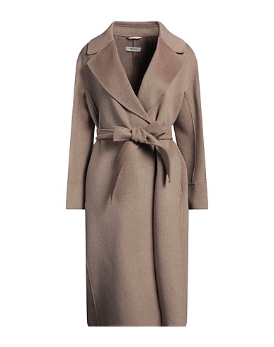 'S MAX MARA Coat Khaki 70% Virgin Wool, 30% Cashmere
