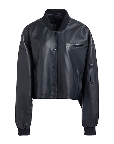 ENES Blouson Noir 100% Cuir