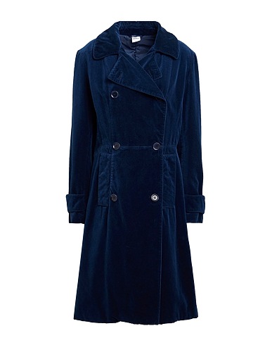 ASPESI Coat Navy blue 100% Cotton