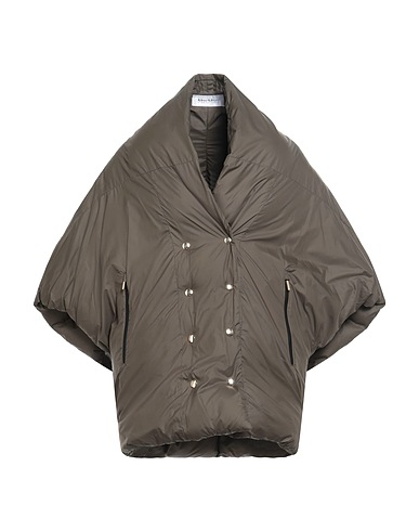 MAX MARA Cloak Military green 100% Polyester