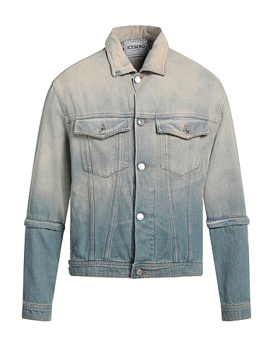 ICEBERG COATS & JACKETS Blue 100% Cotton