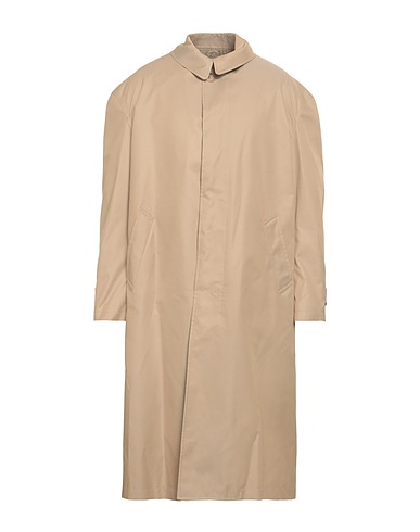 JUNYA WATANABE COMME des GARÇONS x VERSACE Full-length jacket Beige 65% Cotton, 35% Polyester, Silk