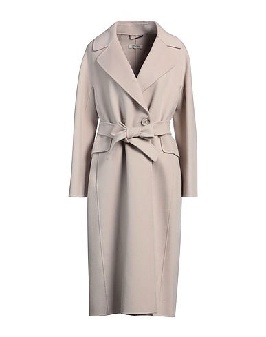 'S MAX MARA Caban e doppio petto Grigio chiaro 100% Lana Vergine
