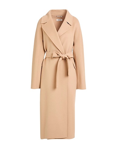 'S MAX MARA コート ベージュ バージンウール 100%