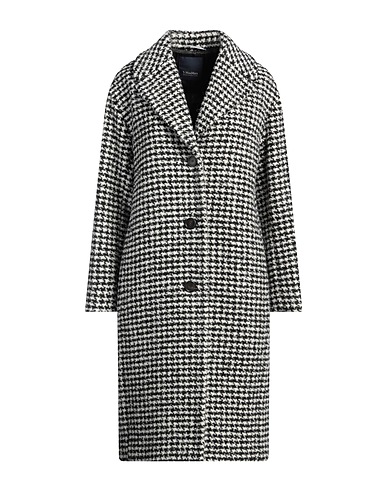 'S MAX MARA 코트 블랙 80% 버진 울, 10% 알파카 울, 10% 폴리아미드