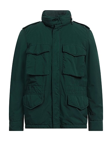 ASPESI Jacket Emerald green 65% Polyester, 35% Polyamide