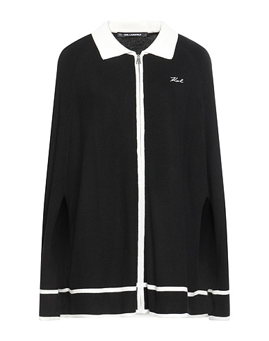 KARL LAGERFELD Cloak Black 88% Polyester, 12% Elastane