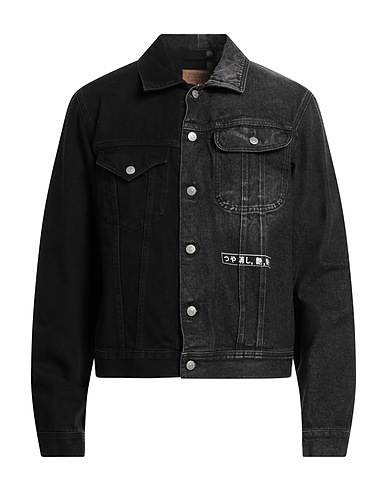 MM6 MAISON MARGIELA Denim jacket Black 100% Cotton