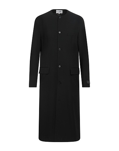 MM6 MAISON MARGIELA Full-length jacket Black 67% Polyester, 29% Viscose, 4% Elastane