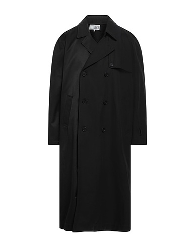 MM6 MAISON MARGIELA Full-length jacket Black 59% Cotton, 41% Polyamide