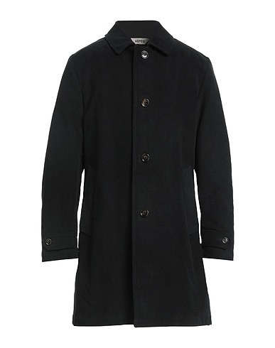 ASPESI Coat Black 100% Cotton