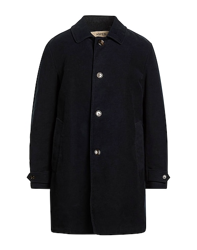 ASPESI Coat Midnight blue 100% Cotton