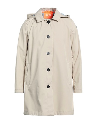 SUNS BOARDS Full-length jacket Beige 100% Polyester