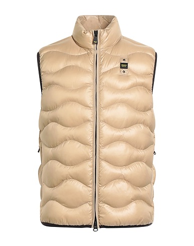BLAUER. Gilet Khaki 100% Polyamide