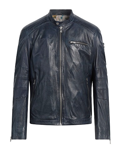 MILESTONE Bomber Midnight blue 100% Lambskin