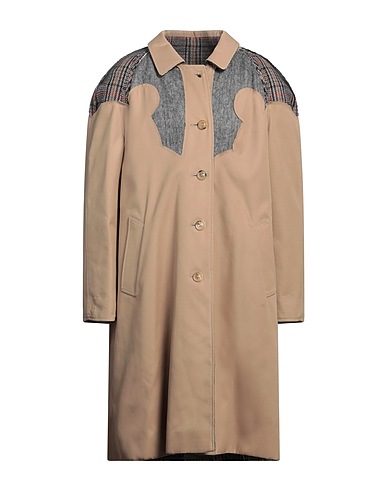 MAISON MARGIELA Coat Sand 65% Polyester, 35% Cotton, Virgin Wool