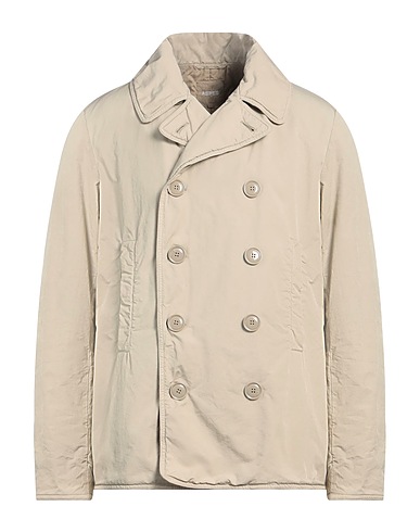 ASPESI Double breasted pea coat Beige 70% Polyester, 30% Polyamide
