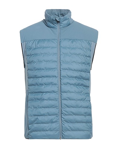 COLMAR Gilet Slate blue 100% Polyester, Elastane, Polyamide