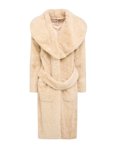 ONE TEASPOON Teddy Coat Cream 100% Polyester