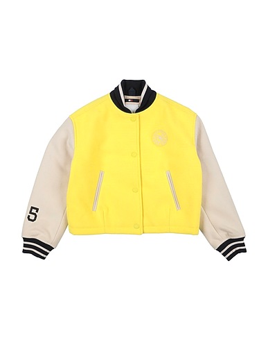 TOMMY HILFIGER Giubbotto Giallo 90% Poliestere, 10% Lana