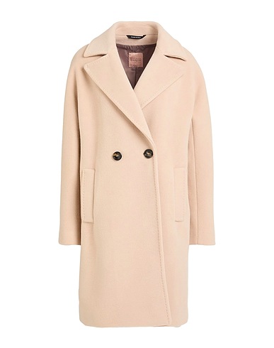 FEDERICA GARONI COLLECTION Cappotto Beige 90% Poliestere, 10% Viscosa