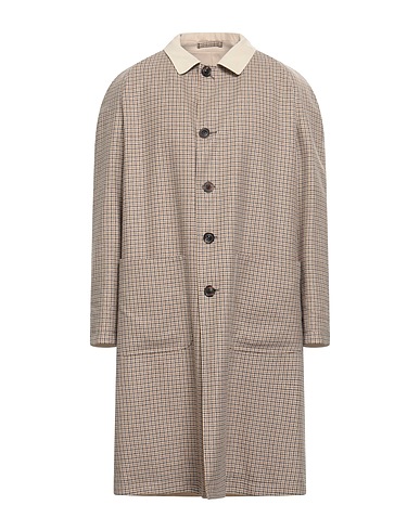 LARDINI Full-length jacket Beige 73% Wool, 27% Silk