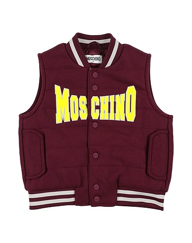 MOSCHINO TEEN Smanicati Bordeaux 75% Lana, 25% Poliammide, Poliestere, Elastan