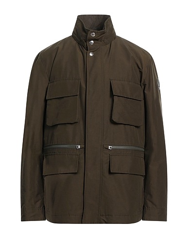 WOOLRICH Jacket Military green 64% Cotton, 36% Polyamide