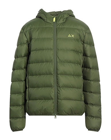 SUN 68 Piumino Verde militare 100% Poliammide