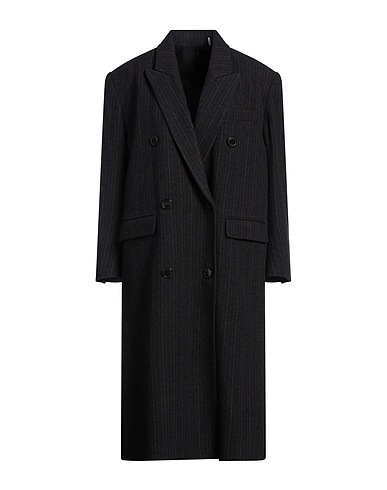MARANT ÉTOILE Coat Midnight blue 66% Wool, 33% Polyamide, 1% Elastane